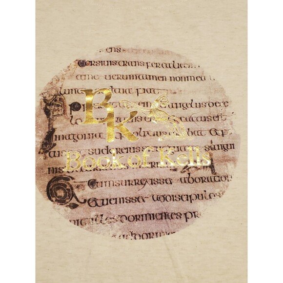 Official Book of Kells Collection Womens T Shirt Size M Ireland Trinity College - Picture 4 of 7